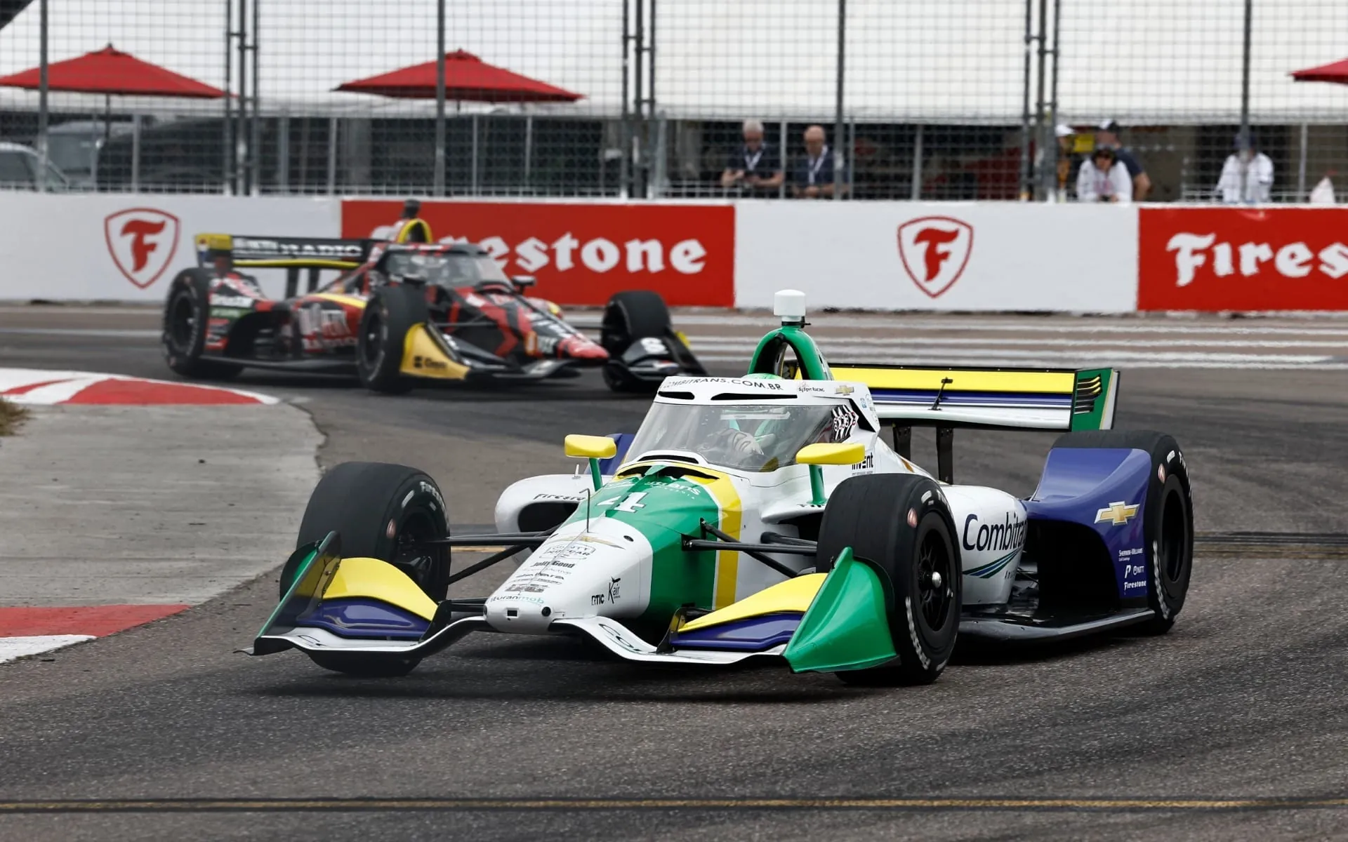 Caio Collet acelera na etapa inaugural da Indy nas ruas de Arlington