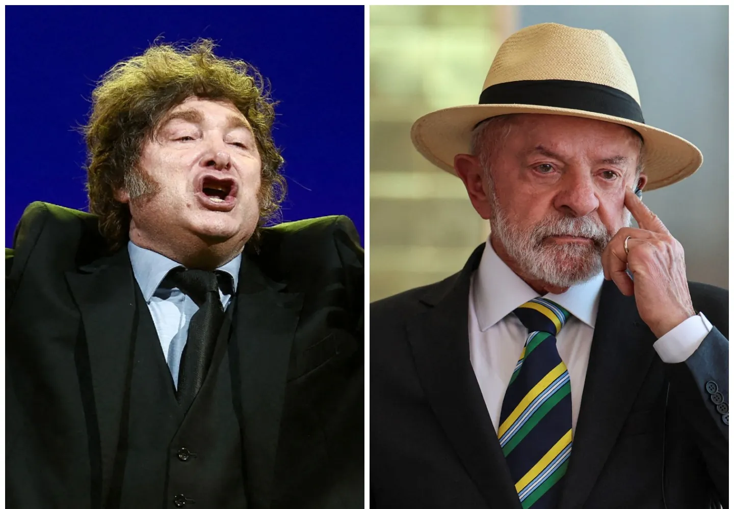 Milei compartilha série de posts nas redes sociais com críticas a Lula