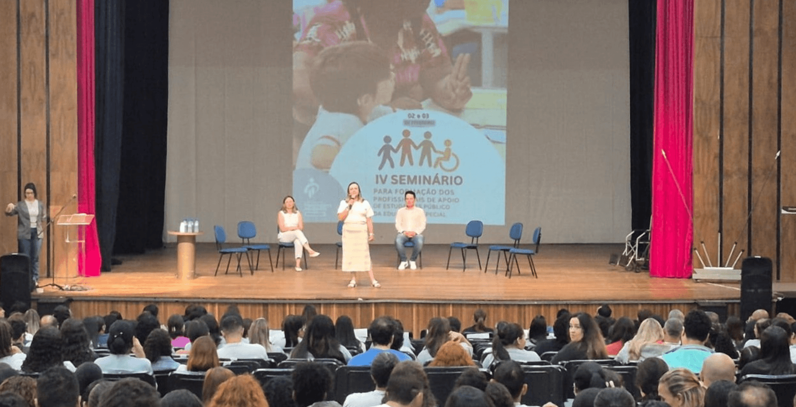 Seduc promove IV Seminário de Formação aos Profissionais de Apoio a Alunos