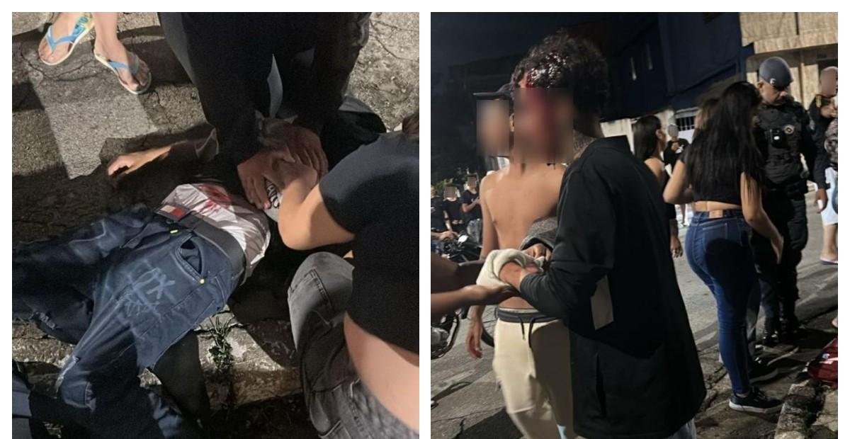 Adolescente morre esfaqueado por avô de outro jovem em briga em SP; agressor foi contido, mas fugiu ao ser solto pela PM na confusão | G1