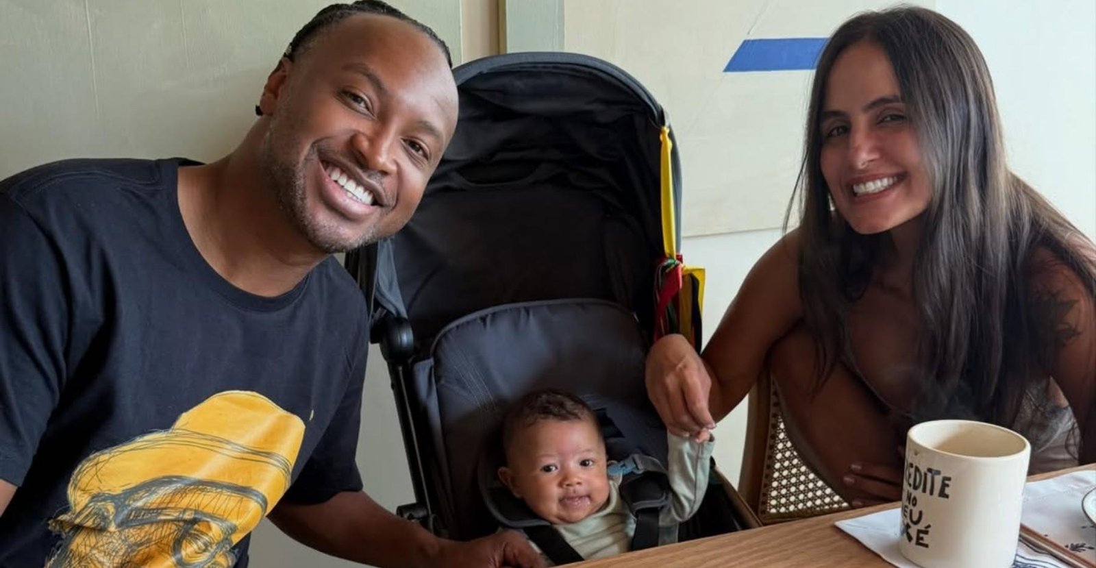 Bento, filho de Carol Peixinho e Thiaguinho, divide opiniões sobre semelhança com os pais: 'Misturinha'