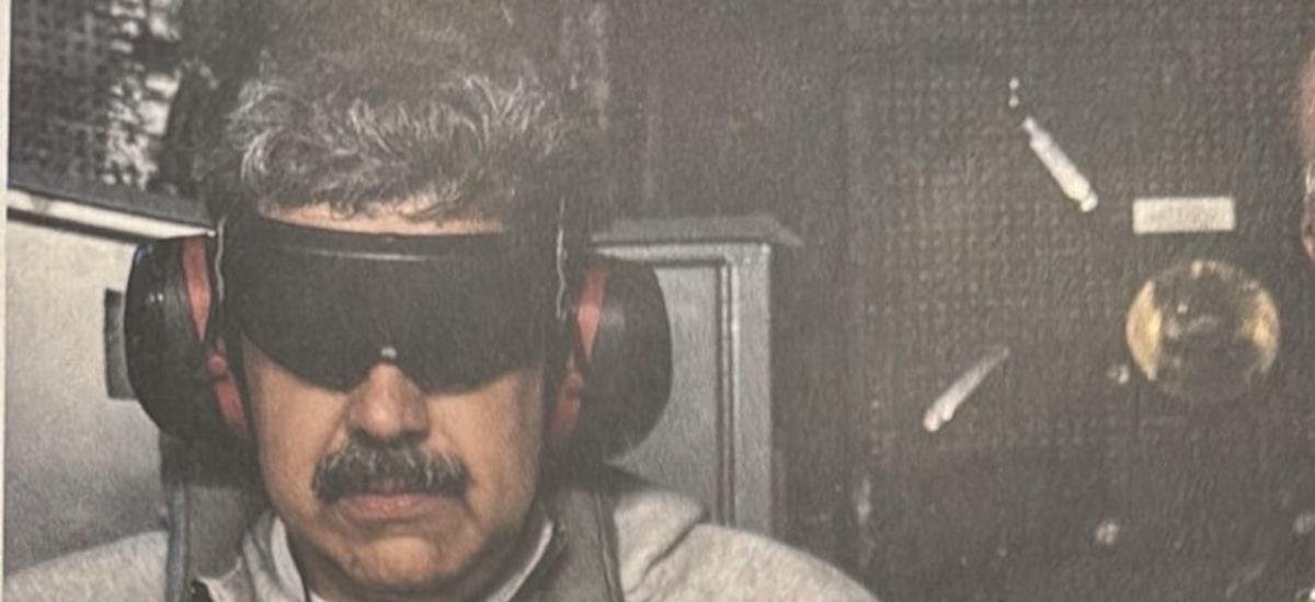 Trump divulga foto de Maduro vendado; veja imagem