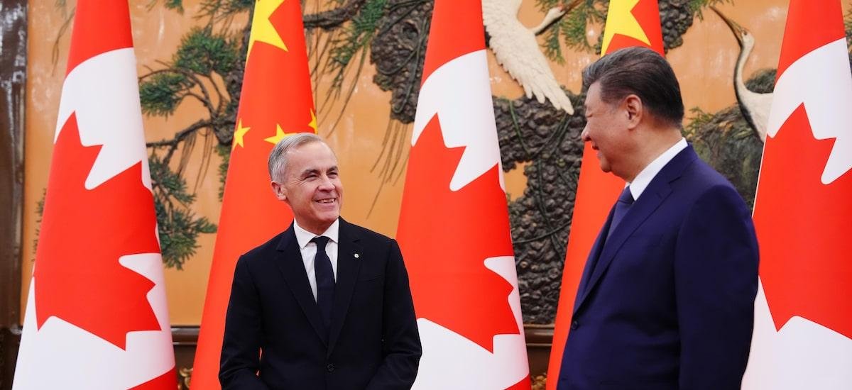Canadá anuncia redução de tarifas e acordos comerciais com a China após encontro entre Carney e Xi