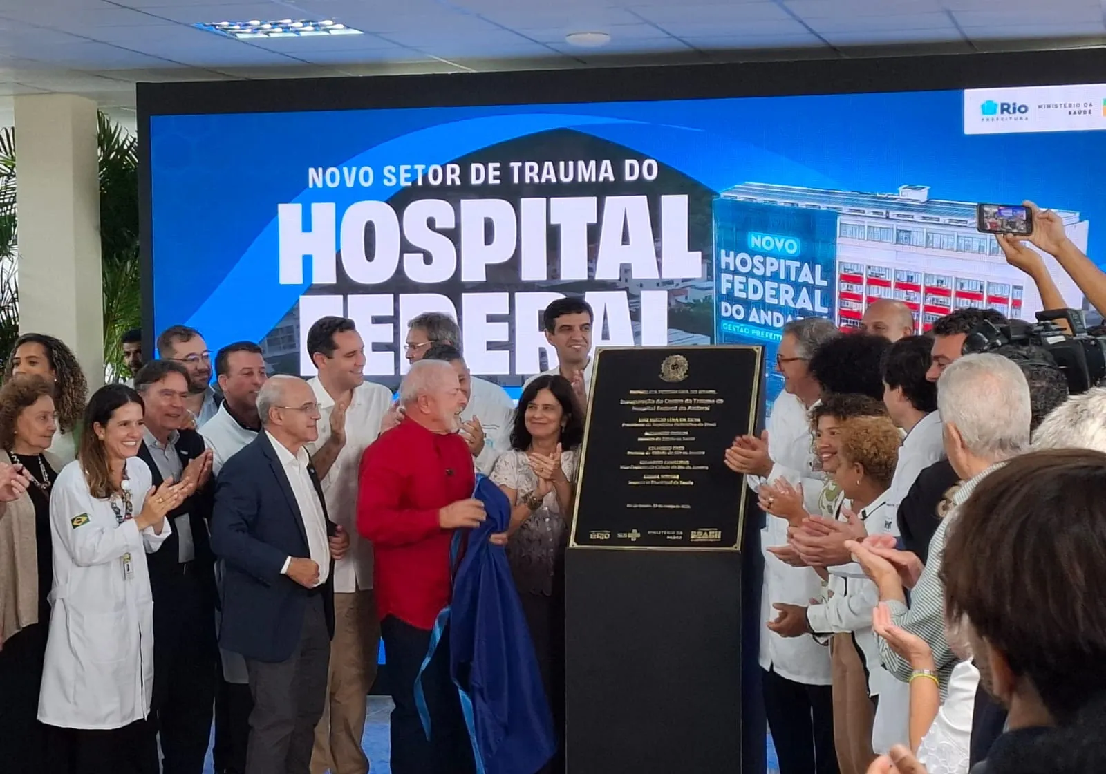 Lula inaugura novo setor de trauma do Hospital Federal do Andaraí | G1