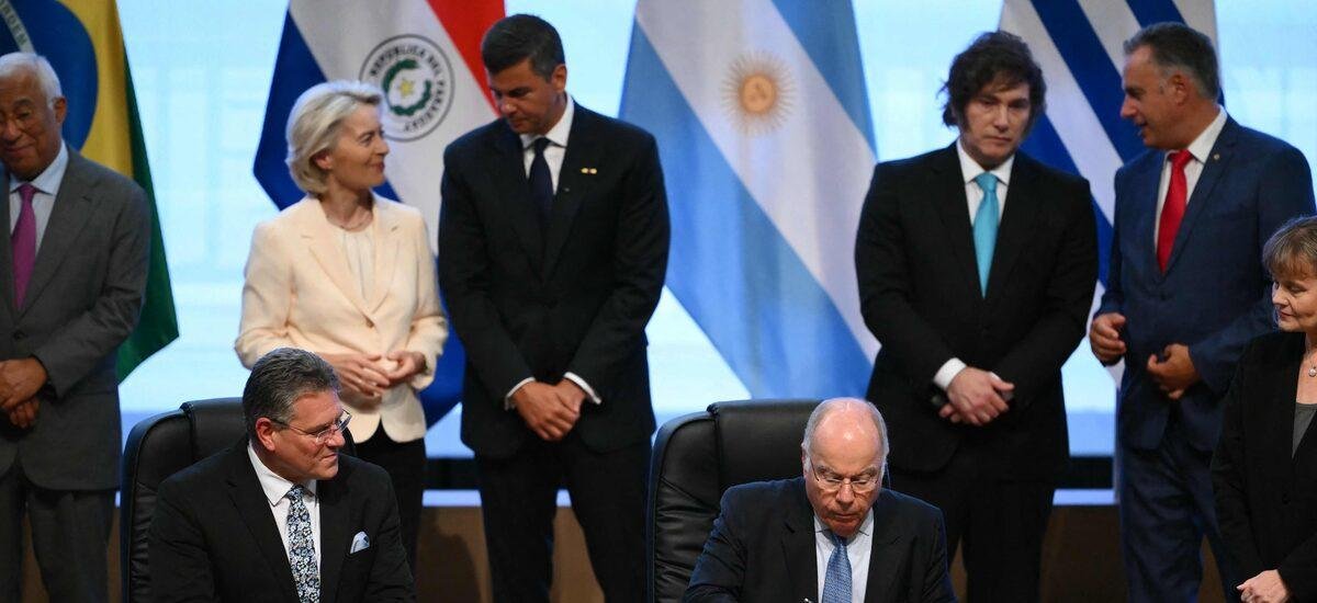 Mauro Vieira celebra ‘democracia’ e ‘multilateralismo’ durante assinatura do acordo Mercosul-UE