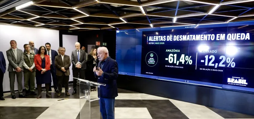 Desmatamento na Amazônia cai 61,4% e atinge mínima histórica