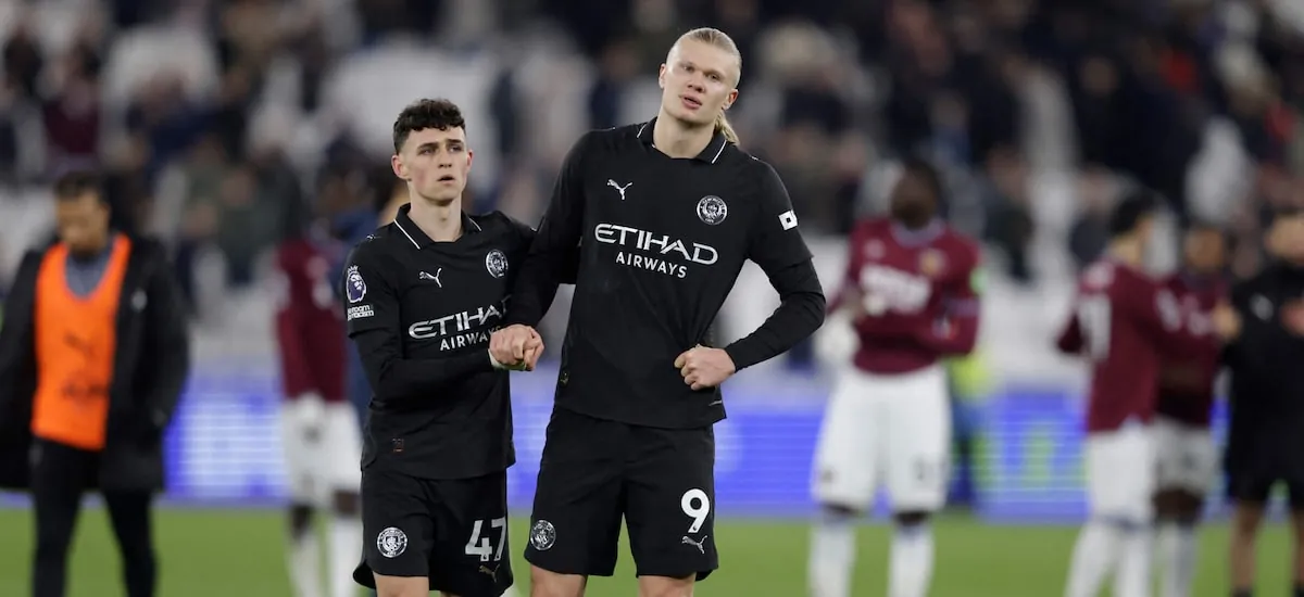 Manchester City apenas empata com o West Ham e se distancia do Arsenal na Premier League