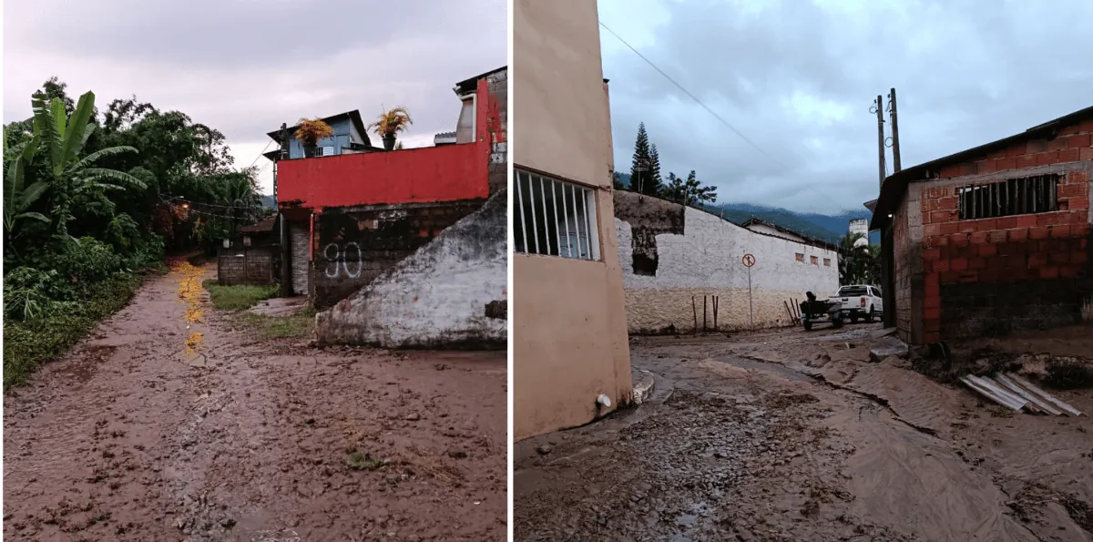 Ubatuba já registrou mais de 500 famílias afetadas devido às fortes chuvas