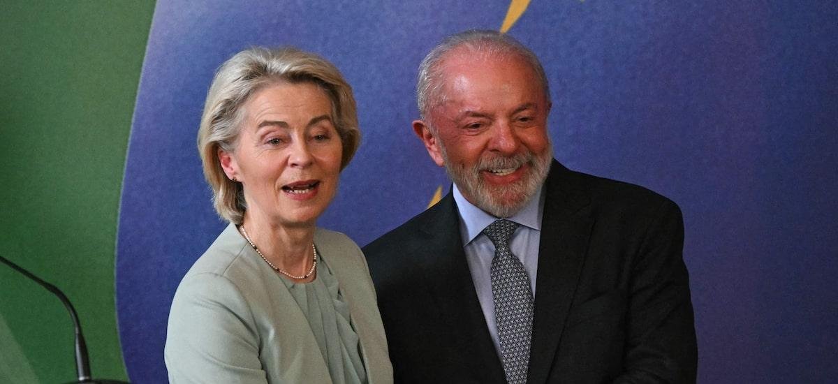 'UE e o Mercosul compartilham valores como respeito à democracia', diz Lula após encontro com Ursula von der Leyen