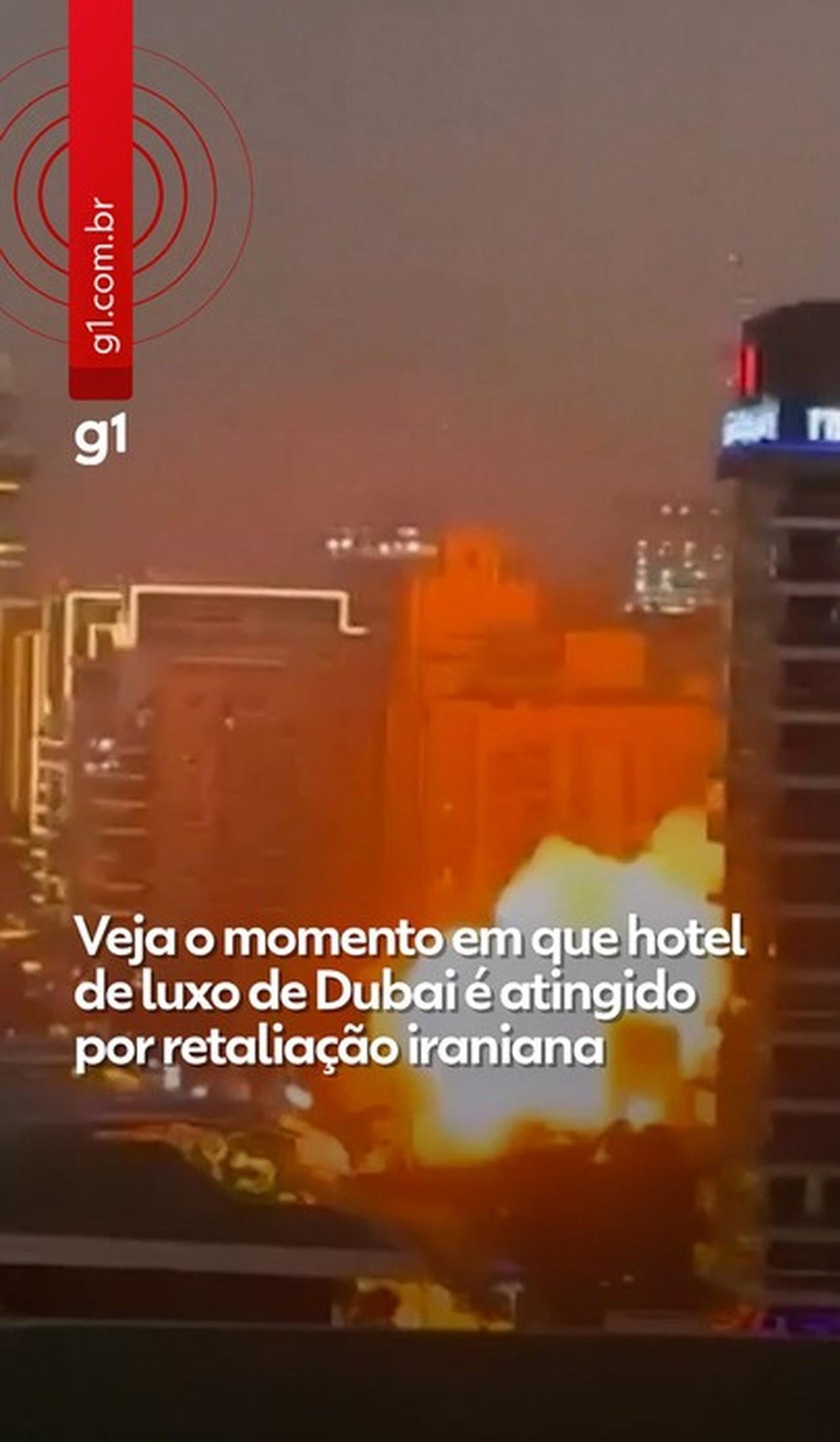 'No meio do fogo cruzado': o relato de brasileira em Dubai durante os ataques do Irã | G1
