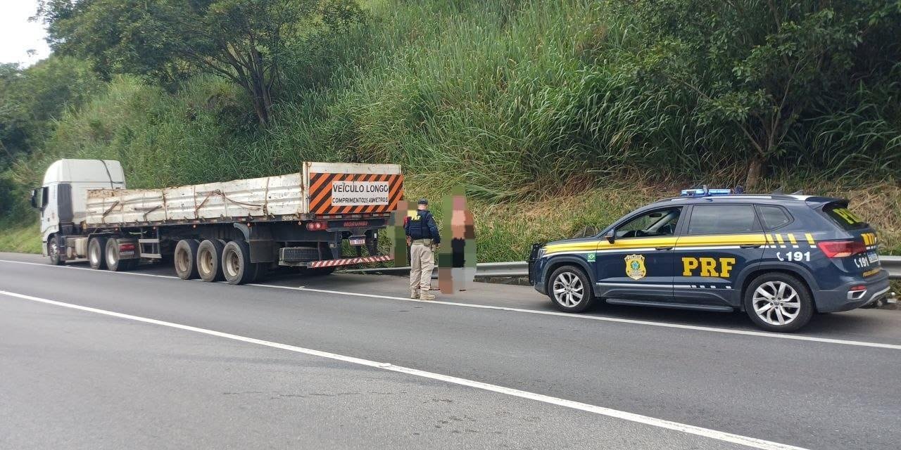 Homem é preso por adulterar placa de carreta na Via Dutra, em Barra Mansa | G1