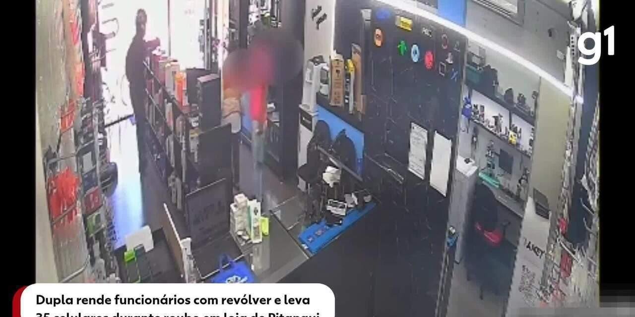 Roubo em Pitangui: dupla que levou R$ 100 mil e celulares é indiciada | G1