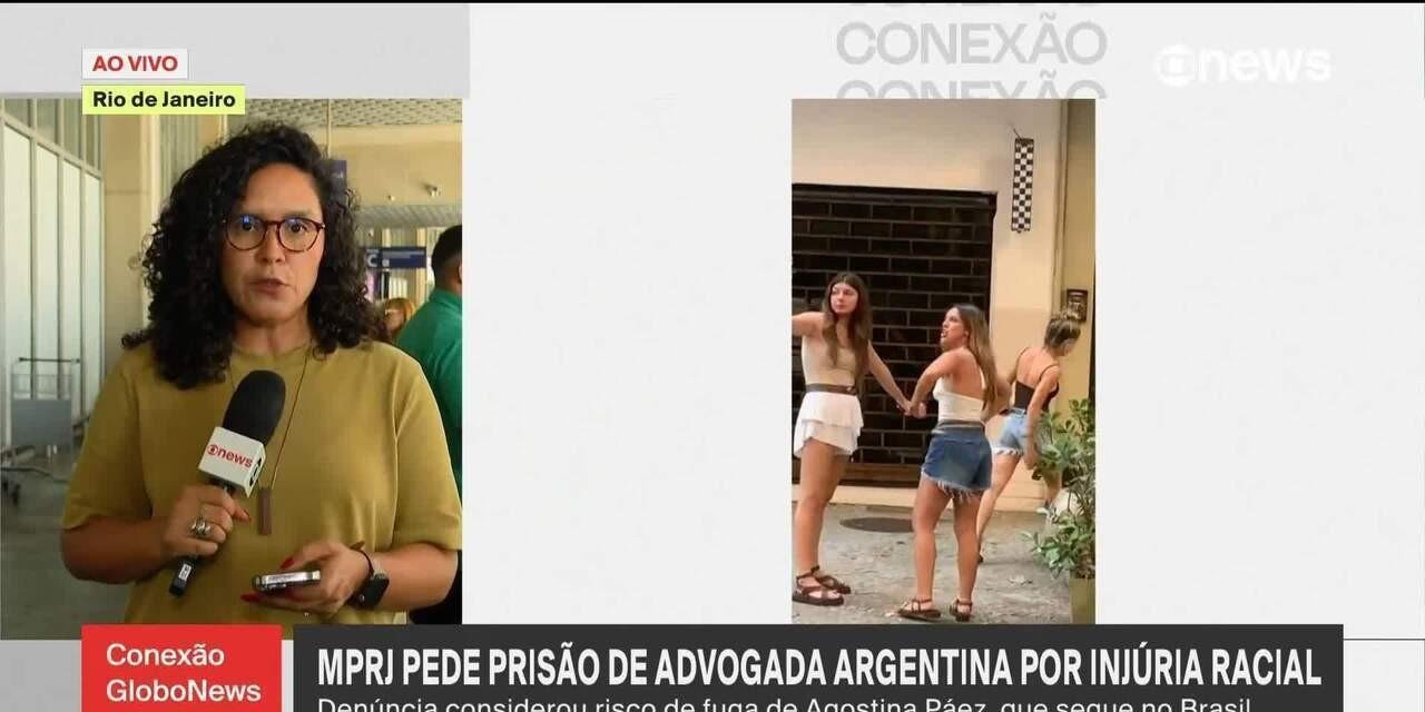 MPRJ pede prisão de advogada argentina por injúria racial no Rio | G1