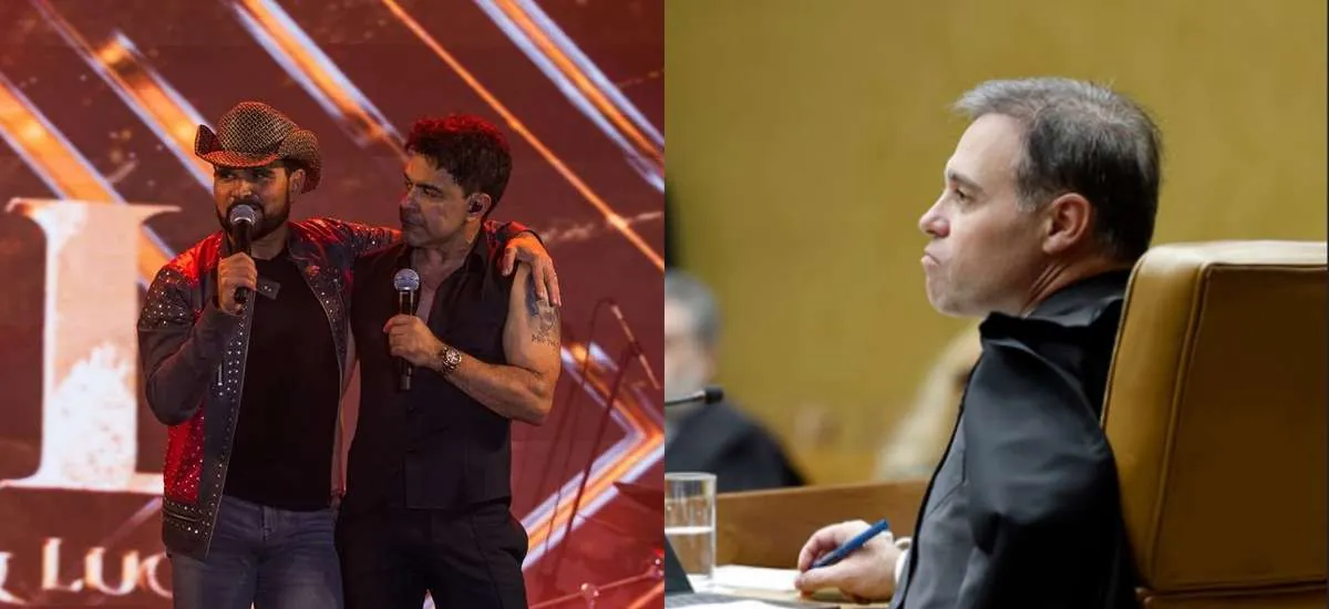 Zezé Di Camargo e Luciano defendem Mendonça em show: 'Um homem que não tem medo'