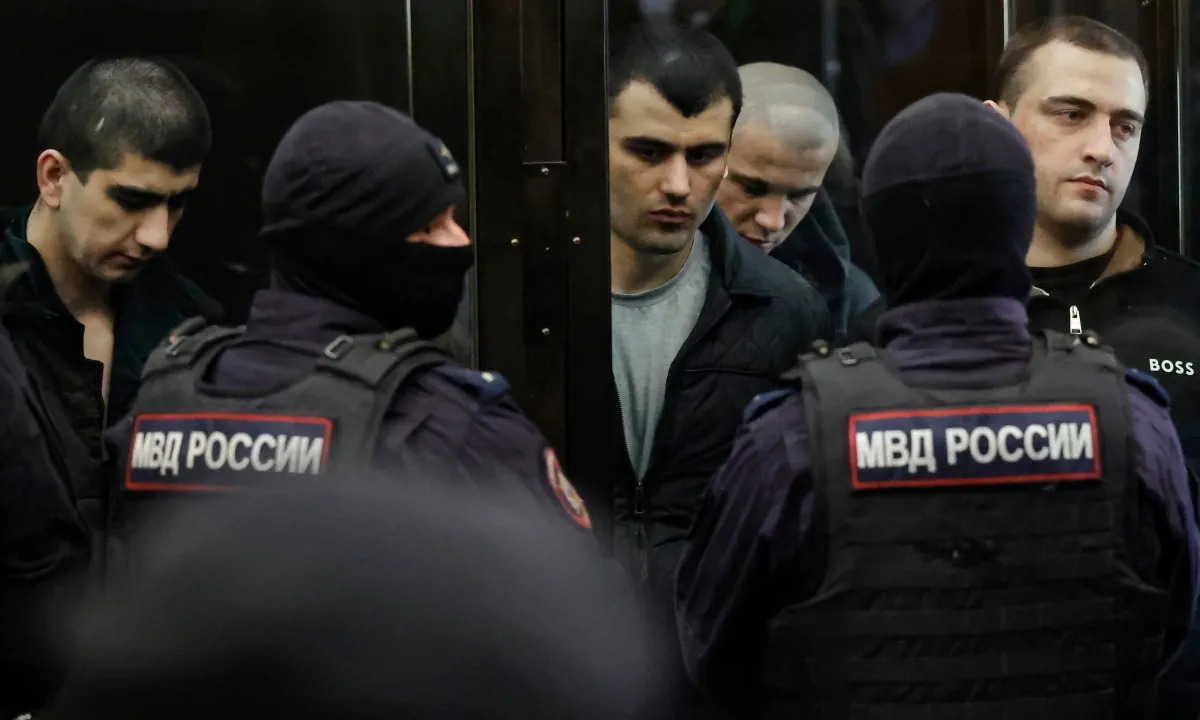 Rússia condena 15 homens à prisão perpétua por atentado que deixou 150 mortos em 2024