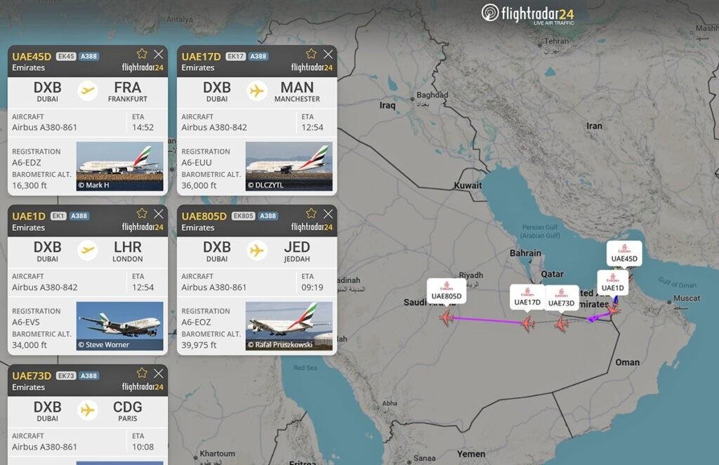Emirados Árabes criam corredores de segurança para retomada de voos sob ameaça do Irã