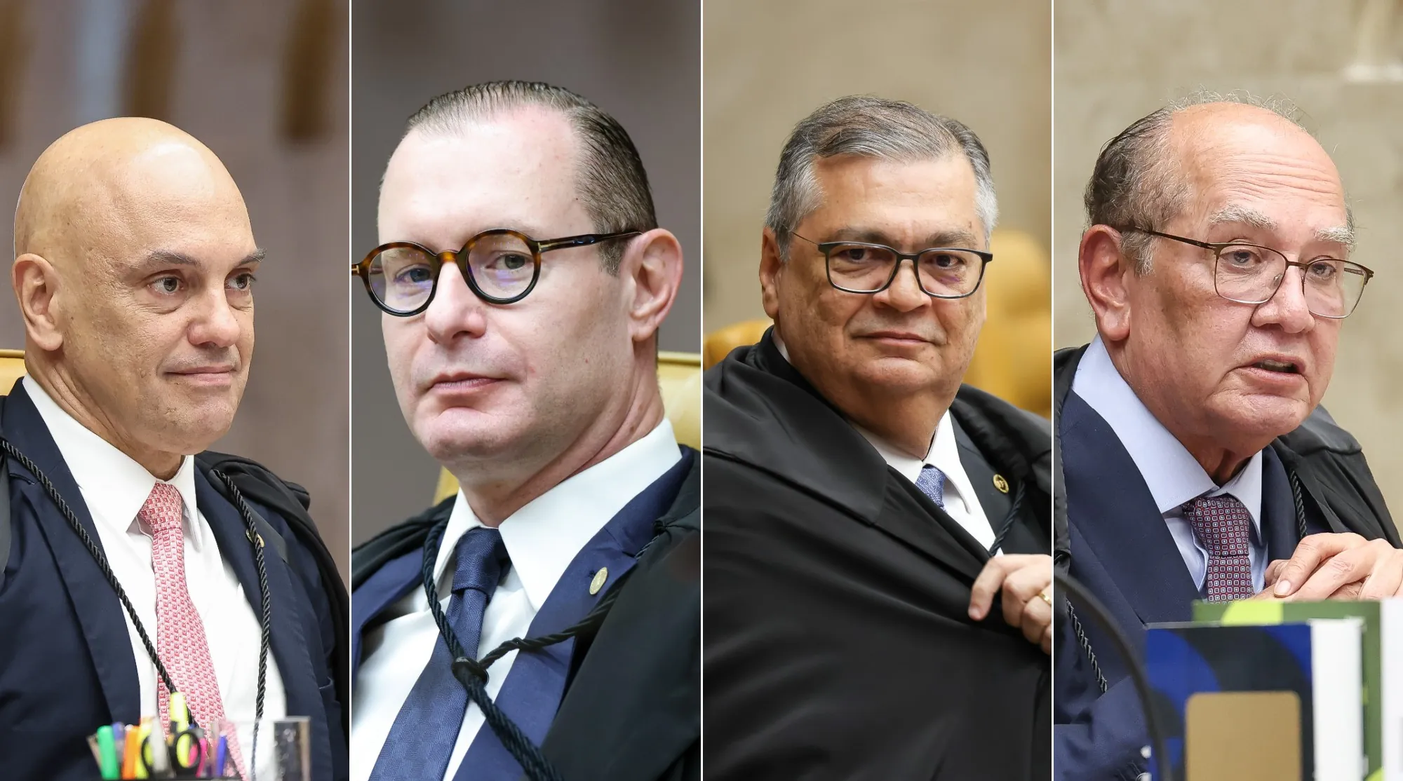 Novo embate de ala de Moraes contra Mendonça por dados do celular de Vorcaro escala tensão pré-julgamento