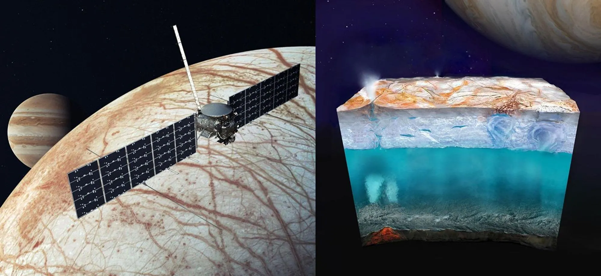 NASA dá passo decisivo para mergulhar no oceano congelado de Europa | G1