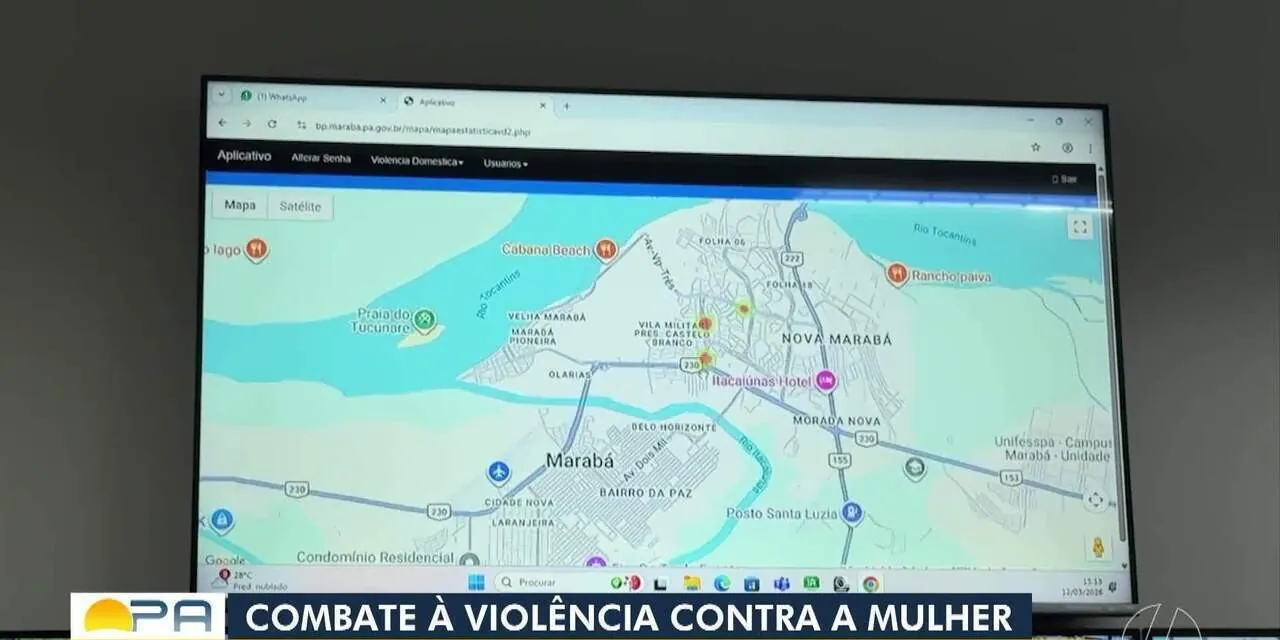 Mulheres com medida protetiva podem usar aplicativo em Marabá | G1