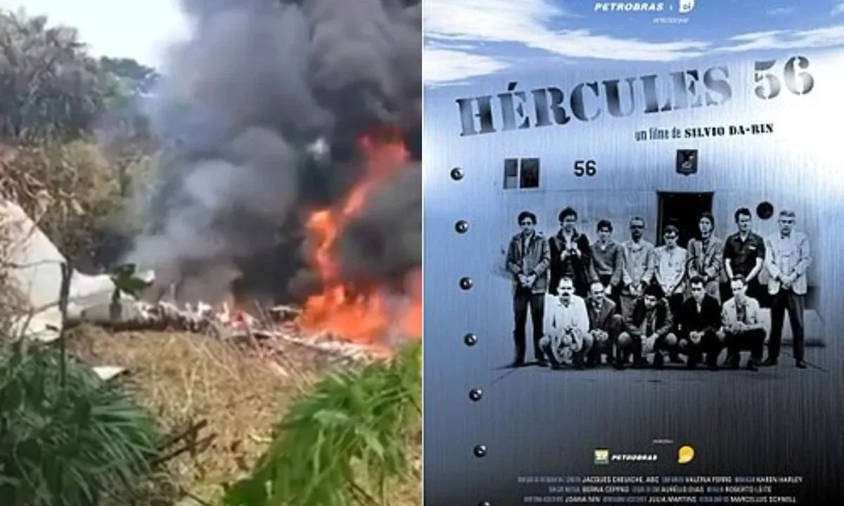 C-130 Hercules: avião que caiu na Colômbia já foi tema de filme