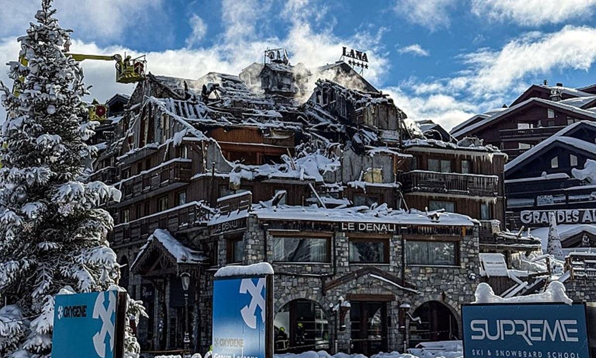 Hotel de luxo que já hospedou a realeza pega fogo nos Alpes Franceses