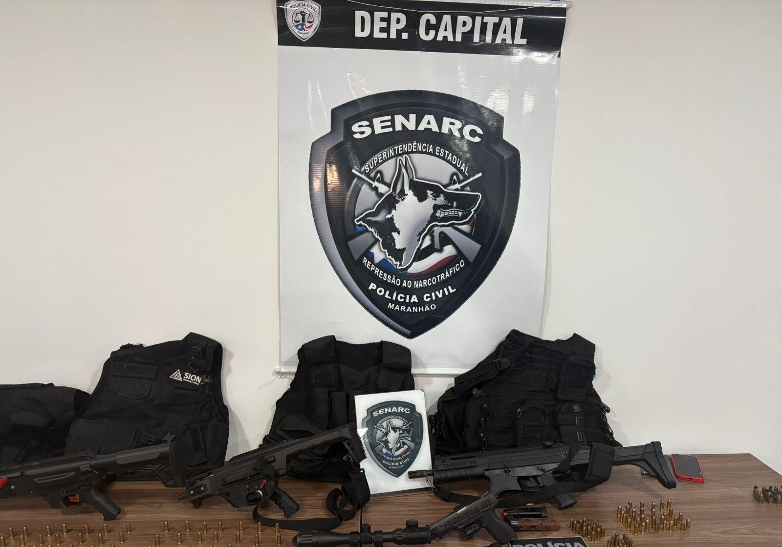 Duas pessoas são presas e material de uso restrito é apreendido em operação policial em São Luís | G1