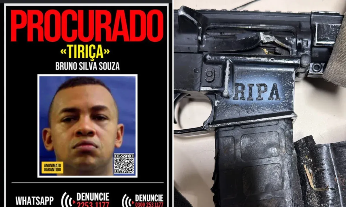 Polícia do Rio mira equipe de "Tiriça", traficante do CV ligado a Doca