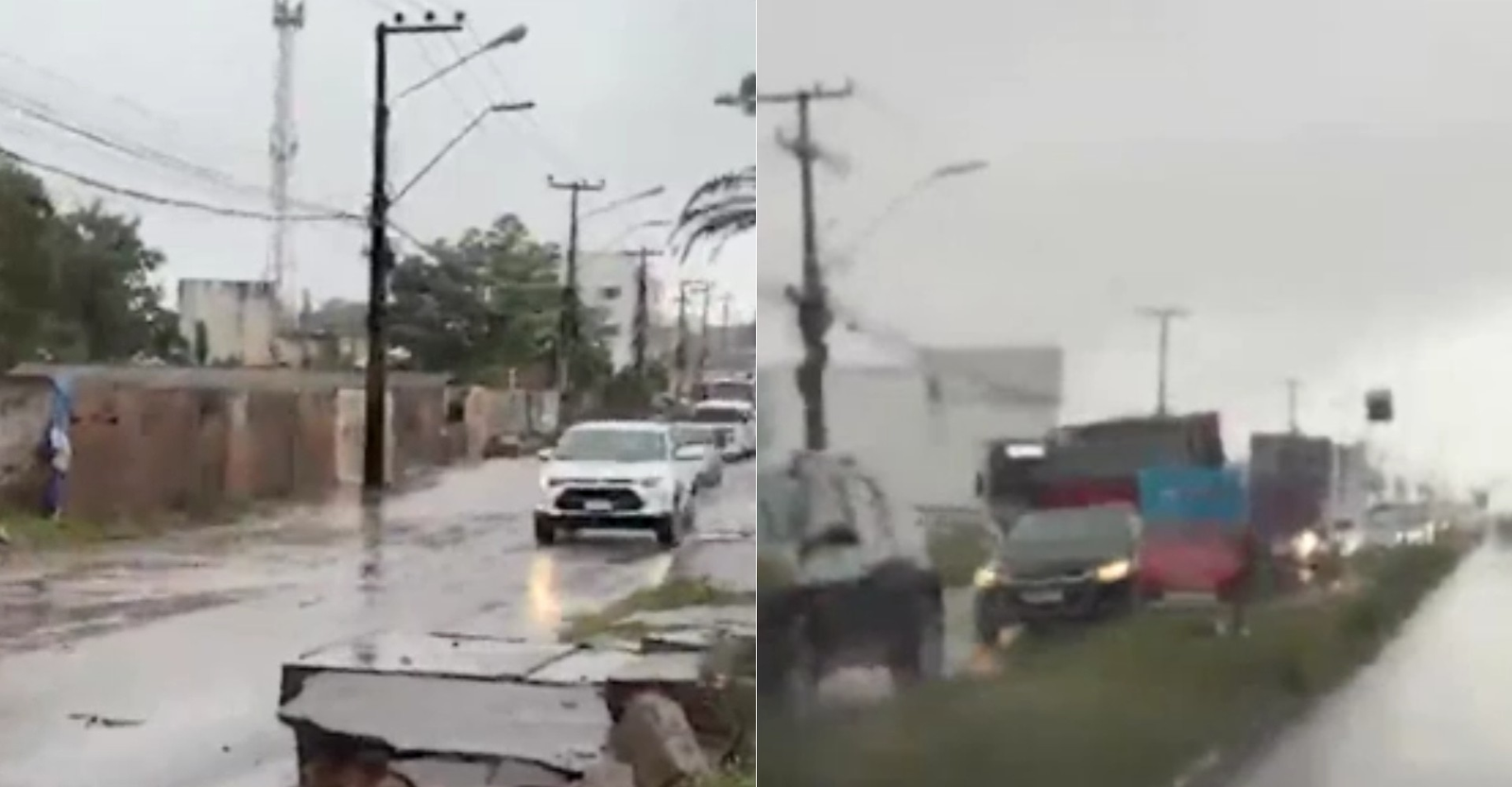 Alerta vermelho para chuvas intensas: temporais causam estragos na Grande Ilha e Defesa Civil reforça avisos | G1