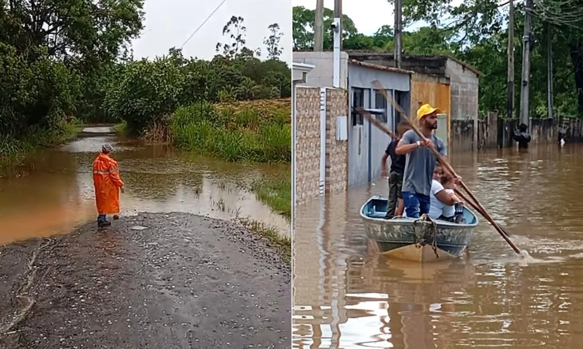 Chuvas no Vale do Ribeira deixam desabrigados e derrubam ponte | G1
