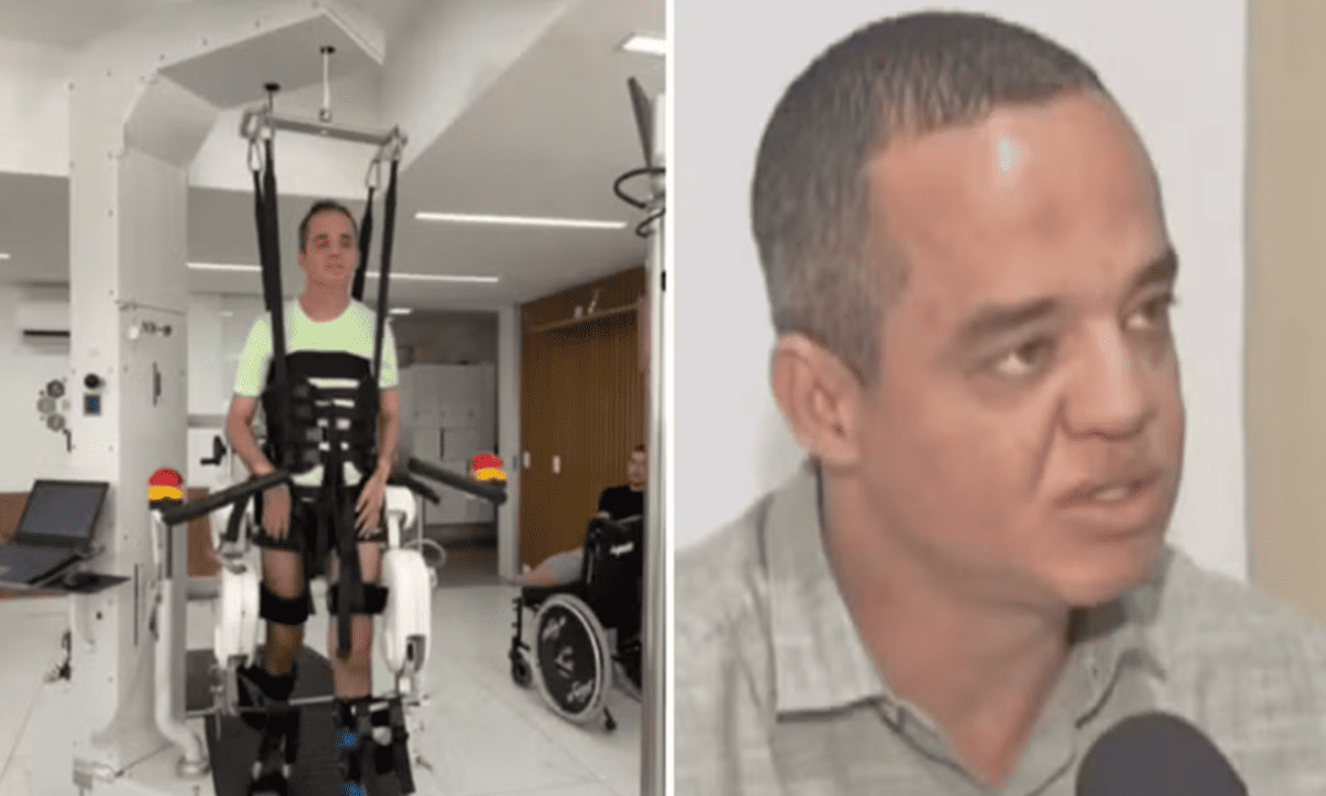 Delegado que sobreviveu após acidente grave faz tratamento com polilaminina