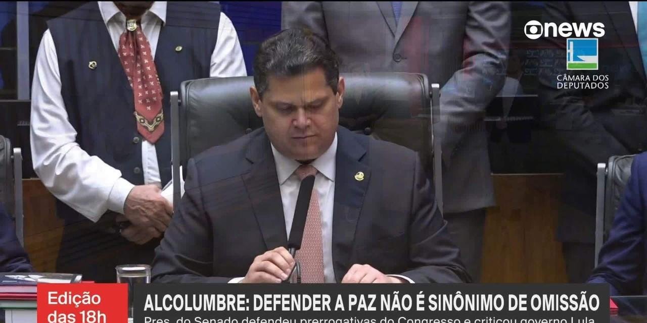 Alcolumbre abre ano legislativo com defesa do Congresso e críticas | G1