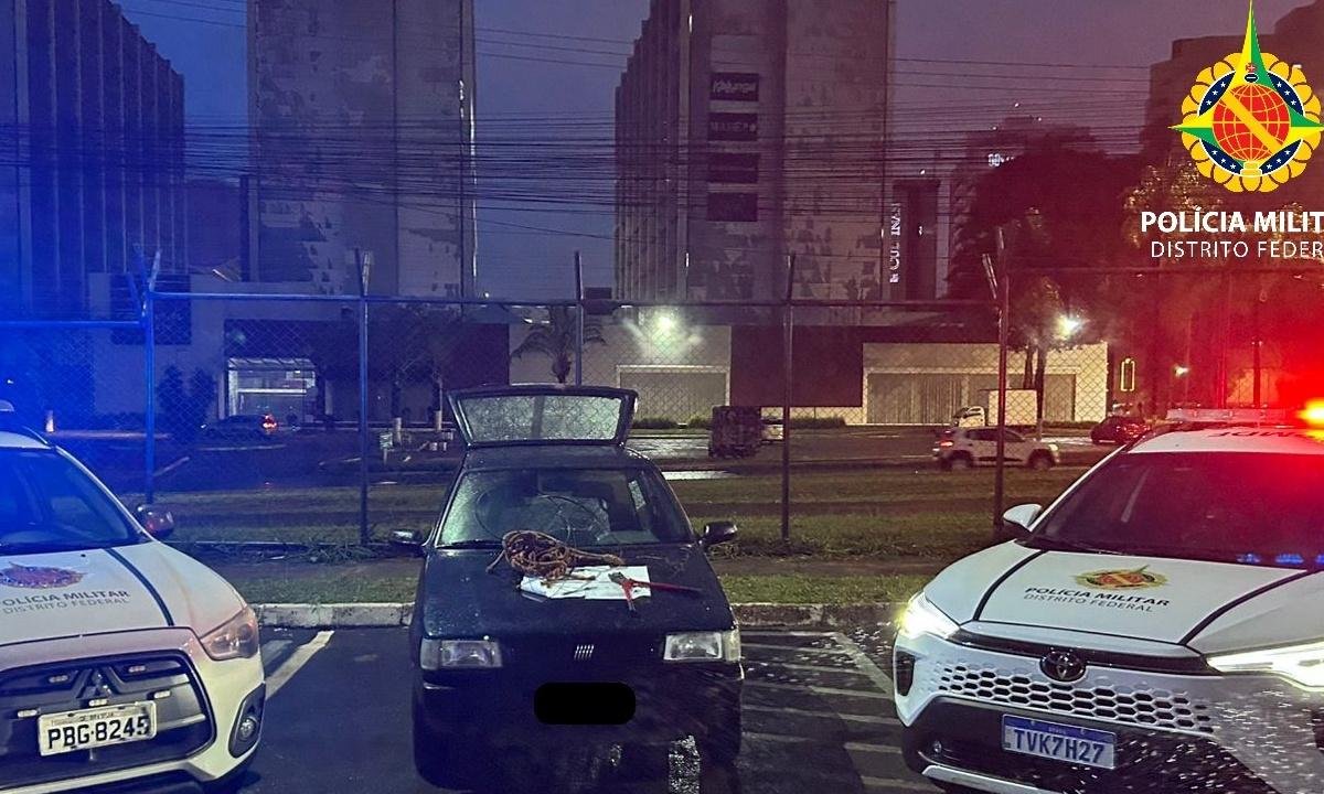 Trio é preso por furto de cabos de energia em área nobre do DF