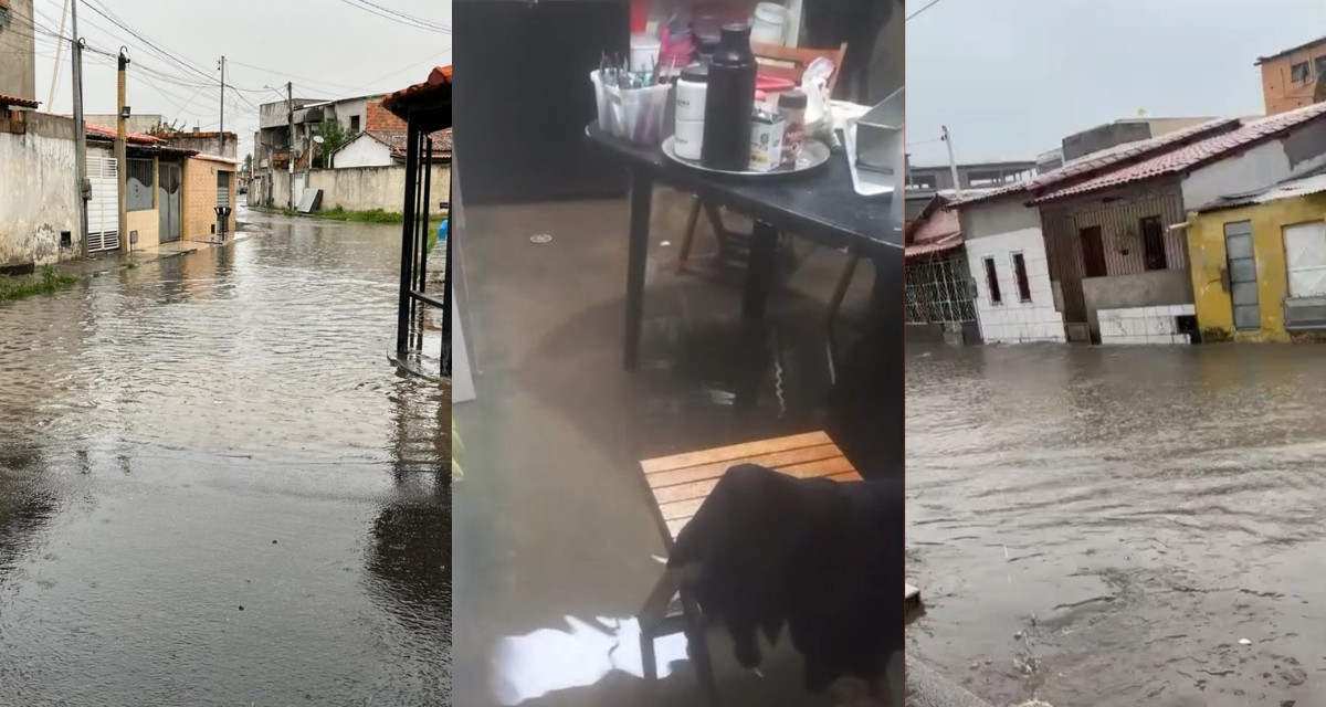 Chuva causa alagamentos e transtornos em bairros de Feira de Santana | G1