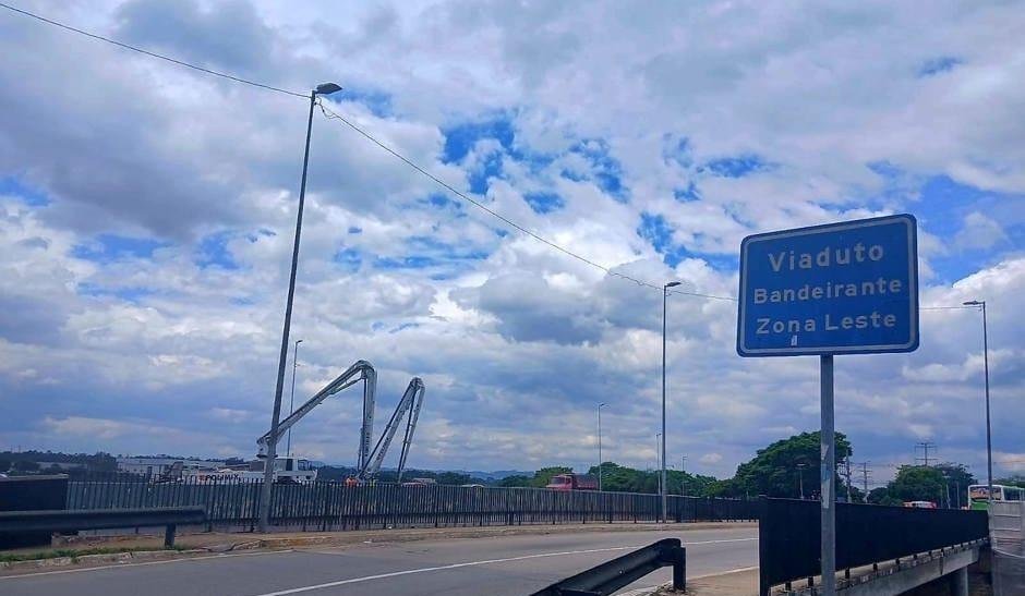Viaduto do Jardim da Granja terá interdição durante a noite em São José