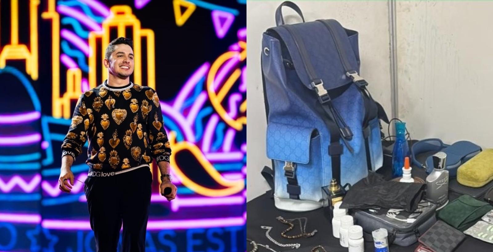 Homem é preso suspeito de furto em camarim do cantor Jonas Esticado | G1