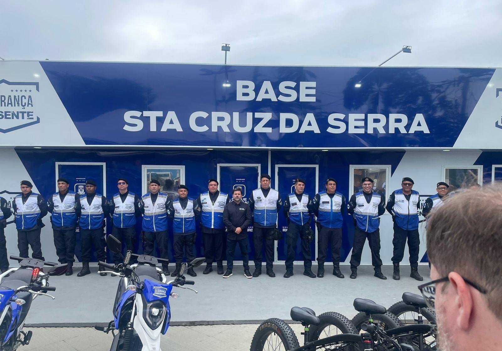 Governo inaugura base do Segurança Presente em Santa Cruz da Serra, em Duque de Caxias