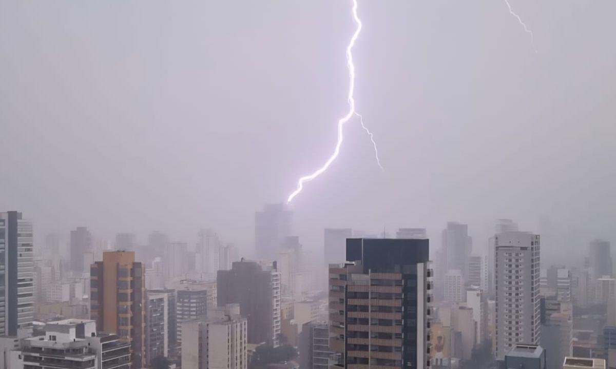 Chuva forte deixa vias alagadas e derruba árvores em São Paulo