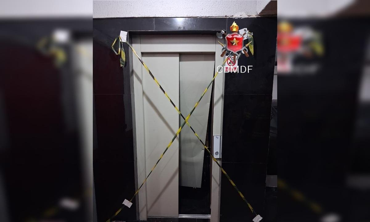Elevador que caiu com 8 no DF estava com limite excedido, diz síndico