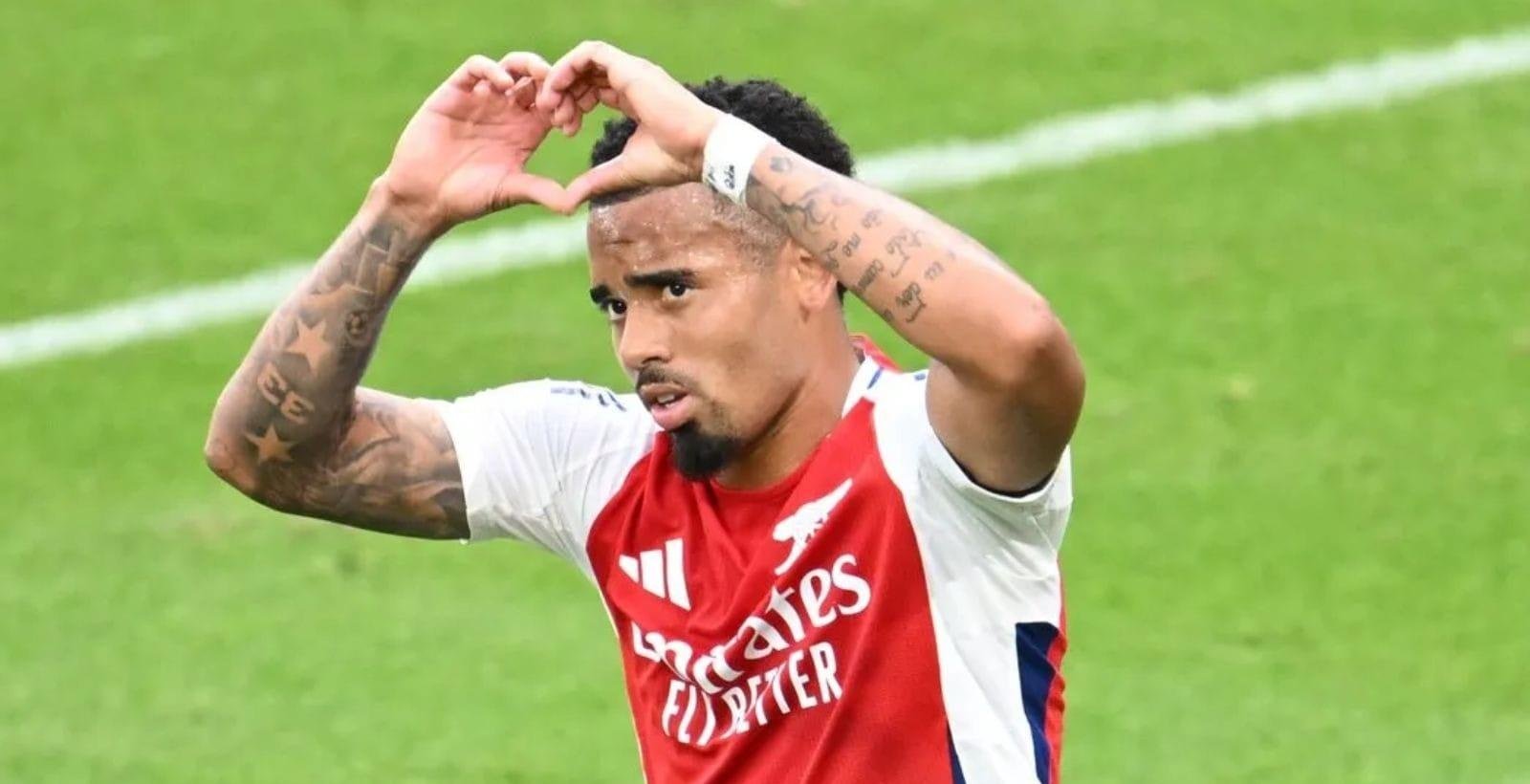 Após lesão, Gabriel Jesus volta e é inscrito pelo Arsenal na Champions