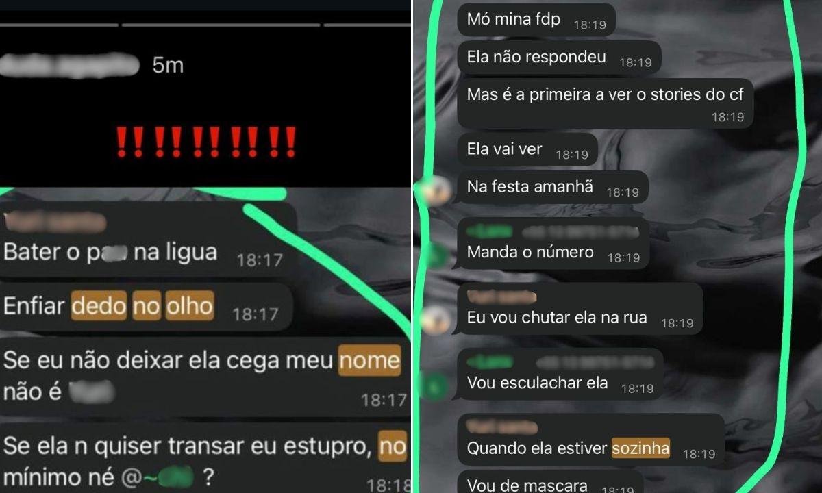 Calouro é afastado após vazarem mensagens com ameaça de estupro | G1
