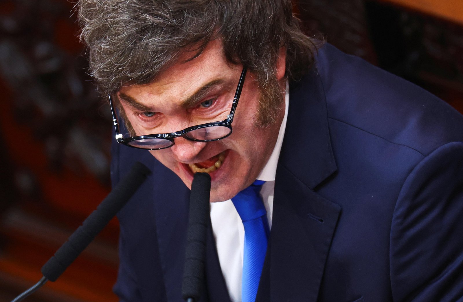 Milei ataca oposição em discurso inflamado no Congresso da Argentina | G1