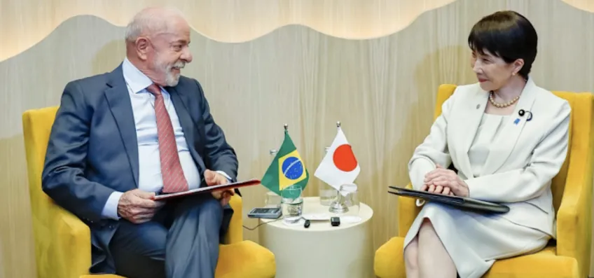 Mercosul-Japão entra na pauta de reunião de Lula e Takaichi no G7