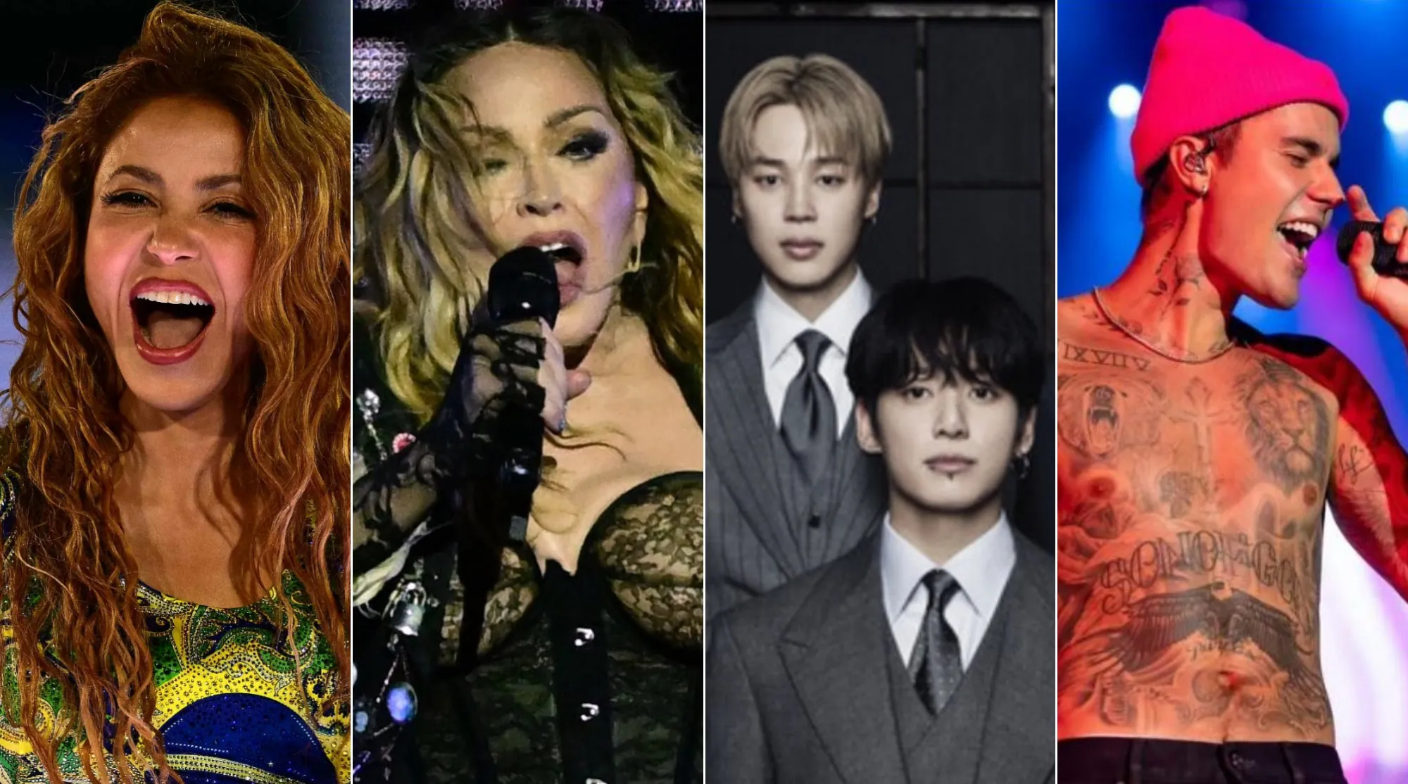 Final da Copa de 2026 tem Tom Cruise, Madonna, Shakira e Bieber; saiba detalhes da performance de cada um