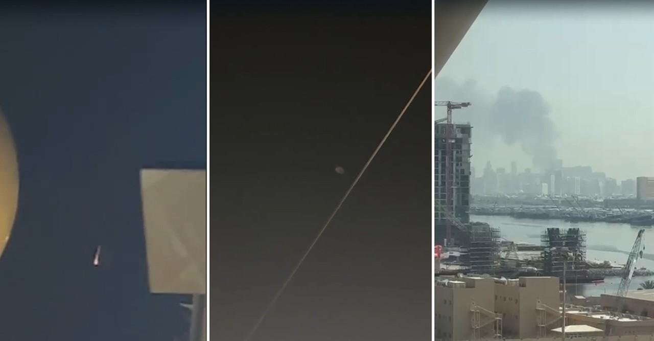 Brasileira em Dubai vê fumaça e mísseis interceptados; VÍDEO | G1