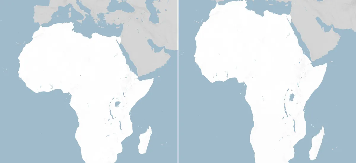 ONU aprova novo mapa-múndi mais fiel ao tamanho real da África