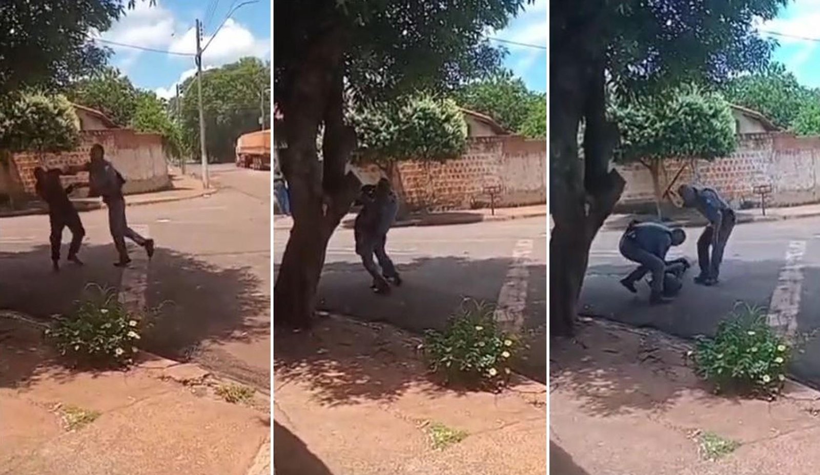 Vídeo: homem é agredido no meio da rua por policiais militares em SP | G1