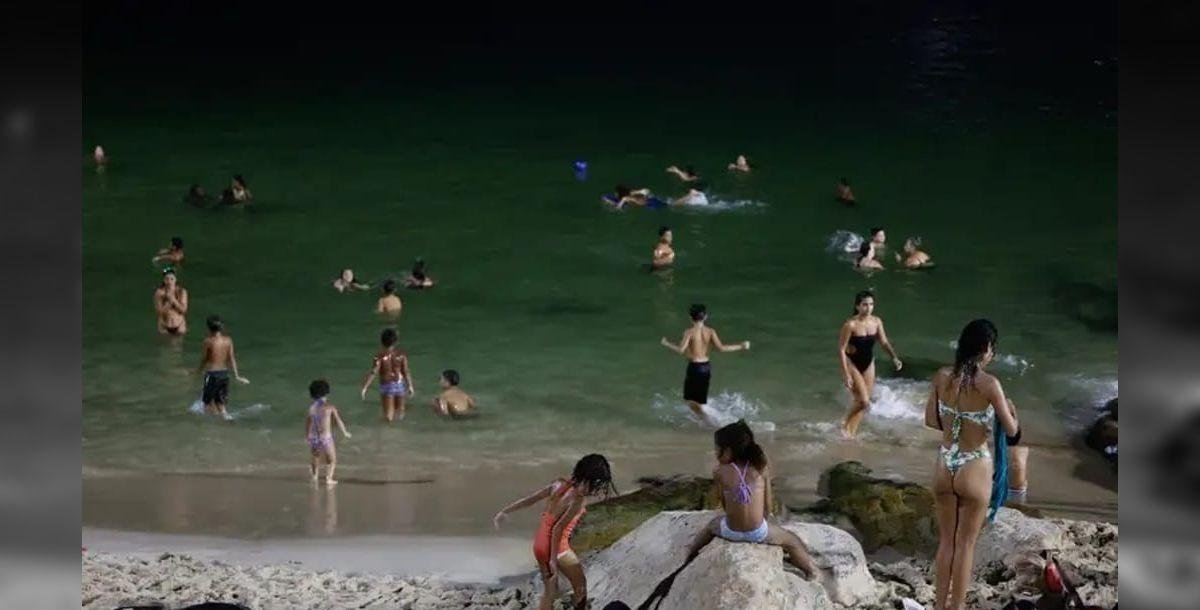 Bombeiros usam drones para alertar sobre riscos do mergulho noturno no RJ