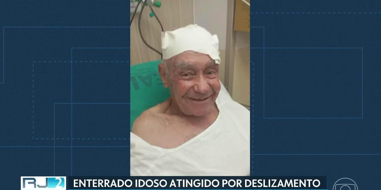 Idoso morre após deslizamento em Niterói ao ajudar amiga nas chuvas | G1