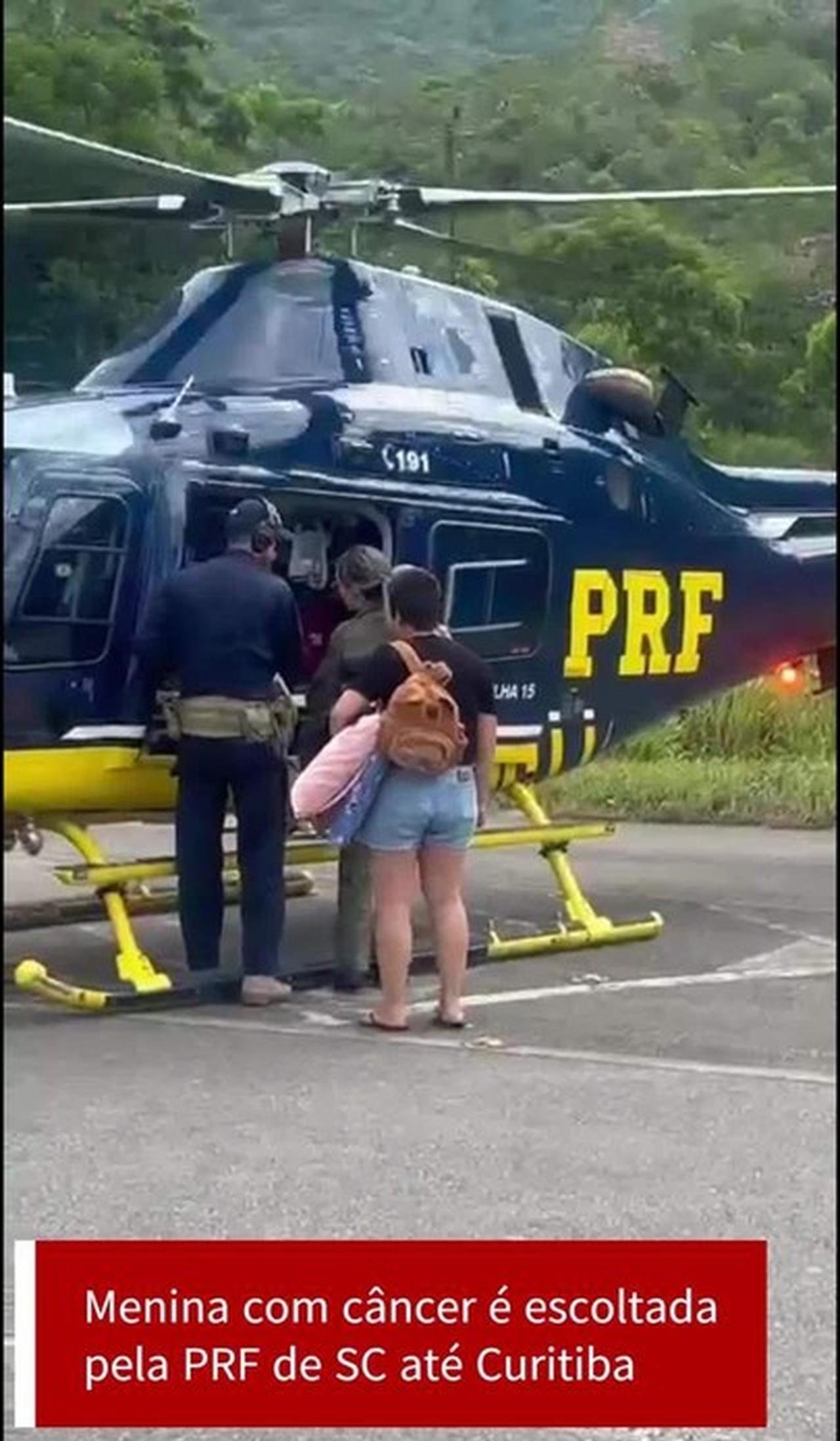 PRF usa helicóptero e reduz de 2 horas para 20 min resgate de criança | G1