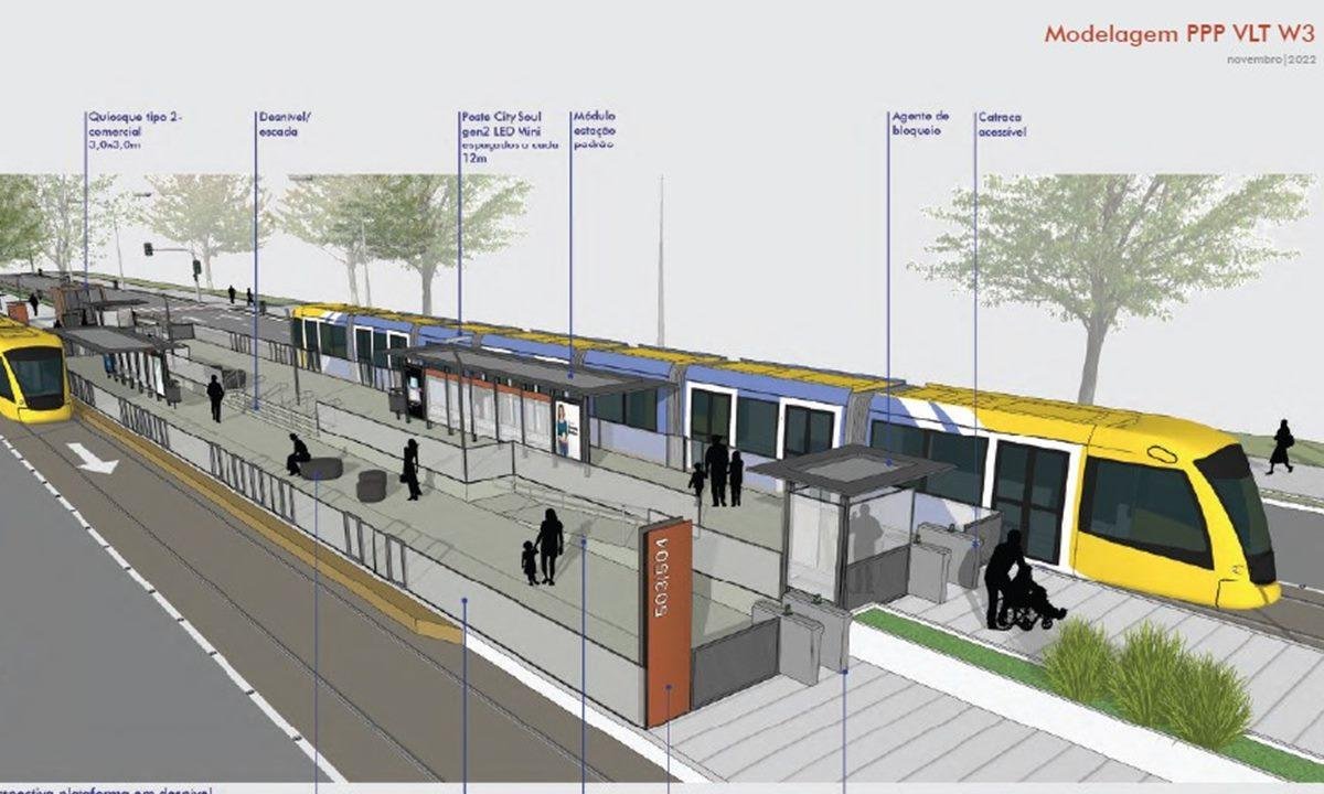 Com construção do VLT em Brasília, ônibus serão “eliminados” da W3
